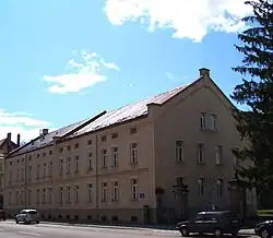 Gebäude der Pionierabteilung im Barackenkasernement Oberwiesenfeld