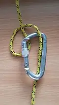 Den Karabiner in
