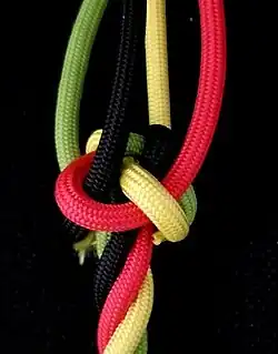 Anschließend ein Wandknoten.