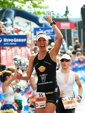 Barbara Tesar – Sechste beim Ironman Austria 2010
