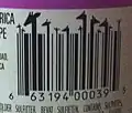 Valider künstlerischer Barcode der Weinmarke Tall Horse