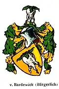 Wappen derer von Bardewick (Bardowick), eines Lüneburger Patriziergeschlechts