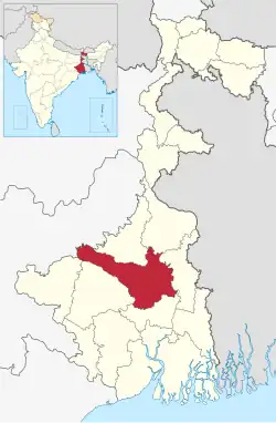 Lagekarte des Distrikts