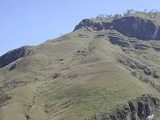 Der Berg im Nordwesten von Lientuto