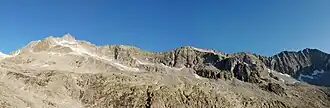 Barmer Spitze und Patscher Schneid gesehen von der Barmer Hütte