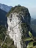 Der große Barmstein, rechts das Salzburger, links das Berchtesgadener Land