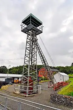 Fördergerüst über Schacht&nbsp;II