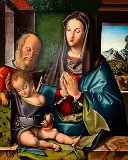 Bartolomeo Montagna, Heilige Familie.