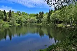 Basaltsee am Steinernen Haus bei Ginolfs