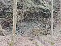 Basalt­stein­bruch nord­östlich von Schloss Schaumburg