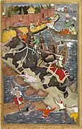 Basawan Akbarnama; ca. 1590; Victoria and Albert Museum (London)