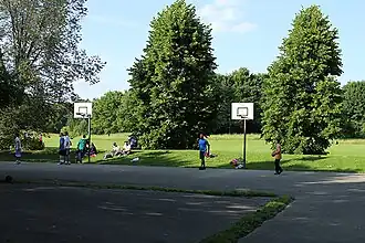 Basketballplatz im Ostpark