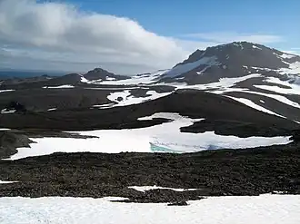 Die Hügel Baszta (links) und Bastion (rechts)