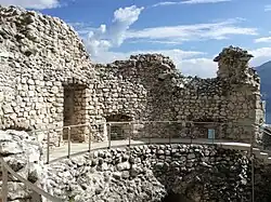 Überreste der Geschützebene