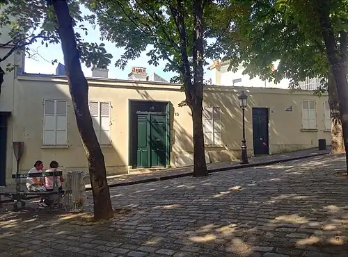 Rekonstruierte Fassade des Bateau-Lavoir, 2016