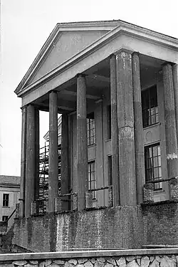 Bauarbeiten Südflügel, Juni 1954