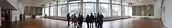 Bauhaus-Archiv Berlin, Halle mit Seiten-Sälen, Panorama