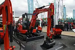 Elektro-Kompaktbagger KX38-4e von Kubota auf der Bauma 2022