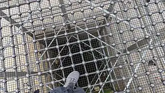 Netz auf dem Aussichtsturm