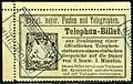Telephon-Billet zu 10 Pfennigen aus dem Jahr 1894