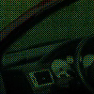 Sensorbild, entsprechend dem vorgelagerten Bayer-Filter dargestellt (100 x 100&nbsp;Pixel)