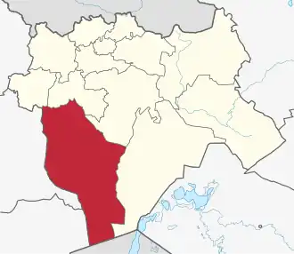 Lage im Oblys Aqtöbe