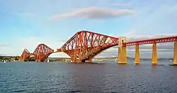 „Forth-Eisenbahnbrücke“ bei Edinburgh