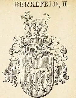Wappenvariante derer von Berkefeld