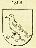 Das Wappen derer von Asla …