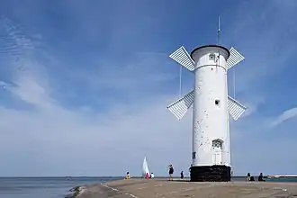 Blick auf die Mühlenbake, 2019