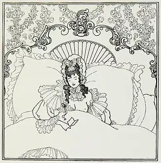 The Billet-doux, Illustration zu The Rape of the Lock, 1896