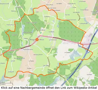 Beaurepaire-en-Bresse mit seinen Nachbarorten