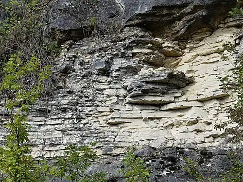 Nahaufnahme der mittleren Slump-Einheit