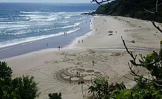 Wategos Beach gen Süden, 2016