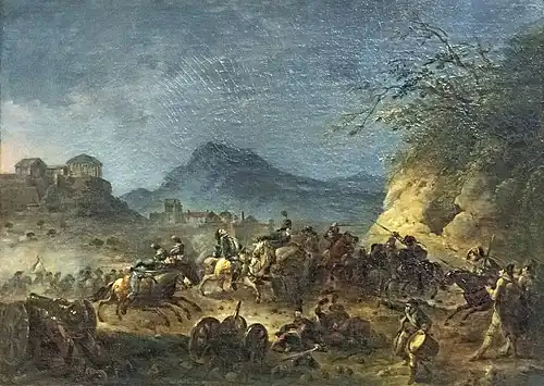 Kavalerieschock (Landschaft des Roussillon) (1793).