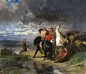 Évariste-Vital Luminais, Kampf der Römer gegen die Gallier.