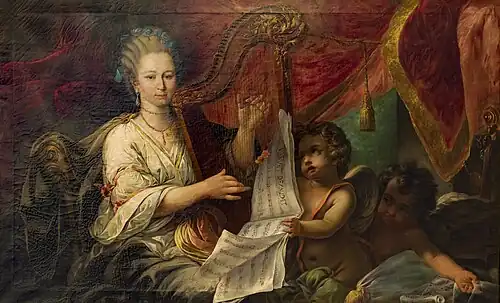 Porträt von Julie de Puymaurin Marcassus.