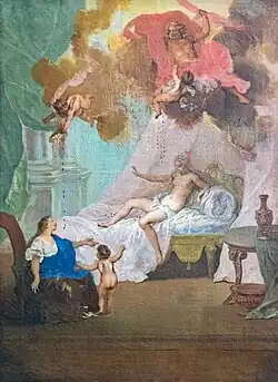 Nicolas Bertin, Jupiter und Danaë.