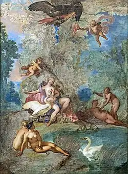 Nicolas Bertin, Jupiter und Leda.