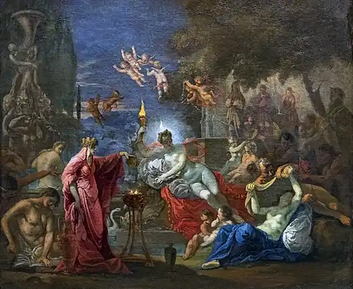 Domenicus van Wijnen, Die Verjüngung der Ammen von Bacchus.
