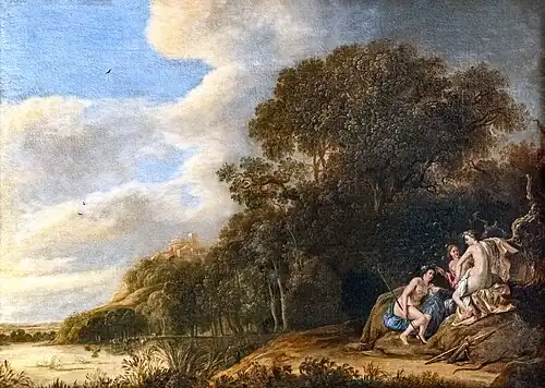 Alexander Keirincx, Die Rast der Nymphen.