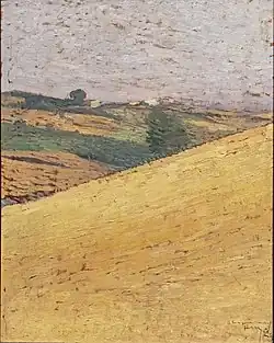 Henri Martin, Landschaft in Lauragais (1891).