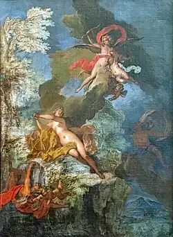 Nicolas Bertin, Psyche wird von Amor verlassen.