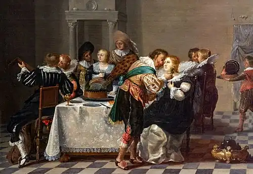 Dirck Hals, Galante Szene.