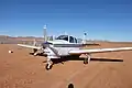 Eine Beechcraft Bonanza A36 in Aus Namibia