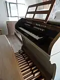 Spieltisch der Behmann-Orgel