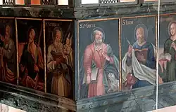 Detail der Südempore: die Evangelisten