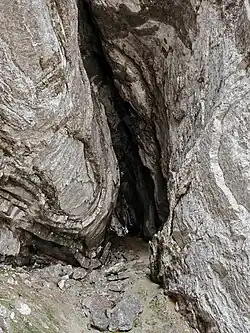 Westliches Portal der Beilsteinhöhle