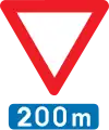 B3: Vorfahrt gewähren! (in 200&nbsp;m)