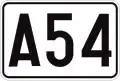 F23b: Nummernschild für Autobahnen